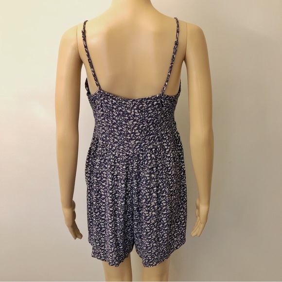 American Eagle Camisoles Boho Floral Cottagecore Sexy Festival Mini Romper Dress - Picture 10 of 11